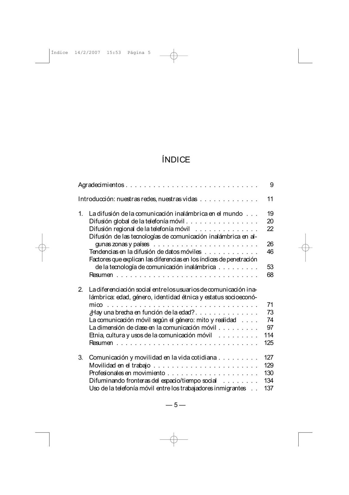 Comunicación móvil y sociedad. Una perspectiva global